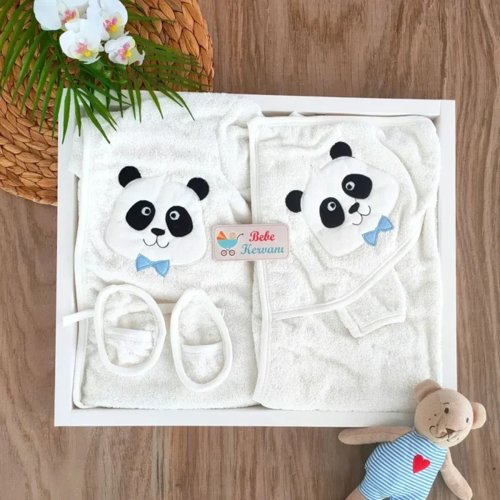 bebek bornozu panda