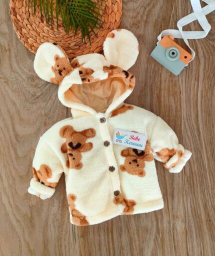 Unisex 100 Pamuk Kapüşonlu Ceket Hırka