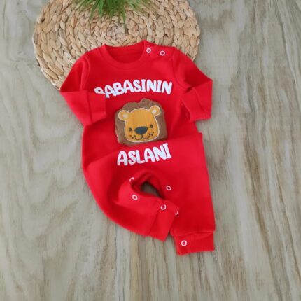 Babasının Aslanı Tulum %100 Pamuk Penye Kumaş