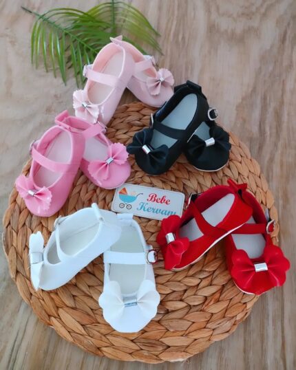Fiyonklu Bebek Babet Ayakkabı