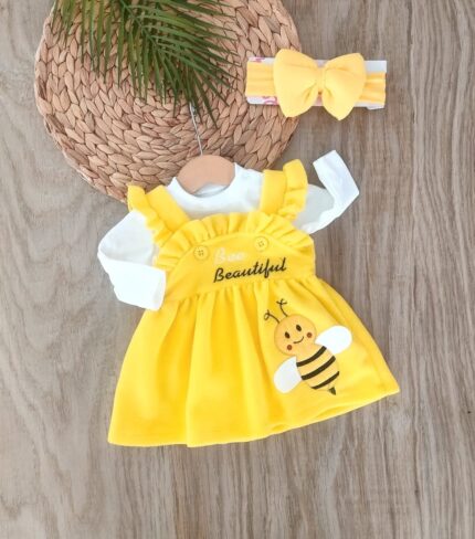 Arı Maya Kışlık Polar Elbise Takım