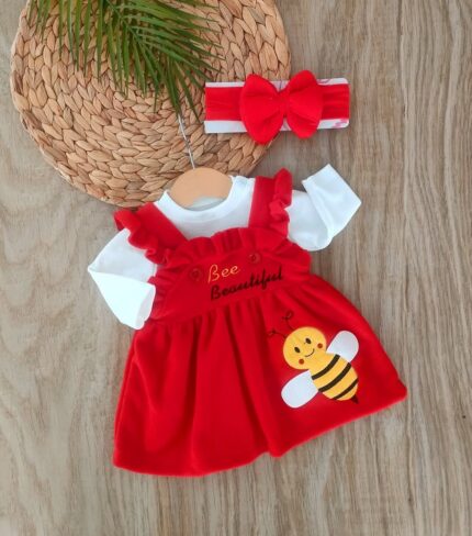 Arı Maya Kışlık Polar Elbise Takım