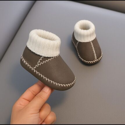 Doğal Kuzu Derisi Kışlık Patik