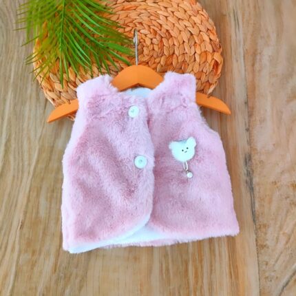 Pofuduk %100 Pamuklu Kürk Yelek