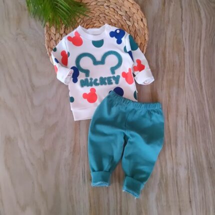 Mickey %100 Pamuk 2'li Takım