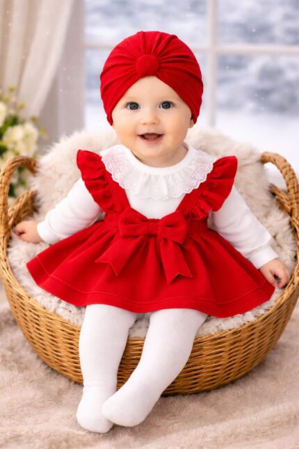 Bayramlık 4 Parça Slopetli Elbise Takım