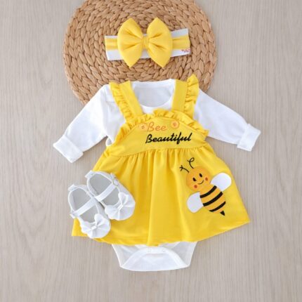 Arı Maya Bayramlık Ayakkabılı Kombin Elbise Takım