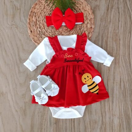 Arı Maya Bayramlık Ayakkabılı Kombin Elbise Takım