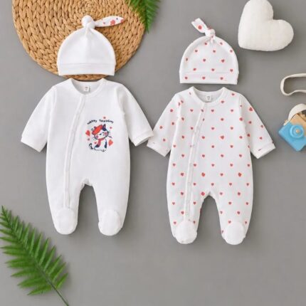 %100 Pamuklu Mevsimlik 2li Tulum Seti