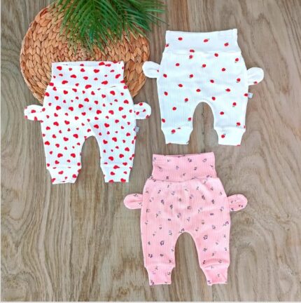%100 Pamuklu 3'lü Pijama Takımı
