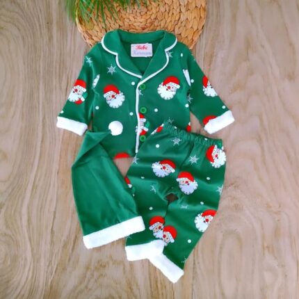 %100 Pamuklu Kışlık 3'lü Pijama Takımı